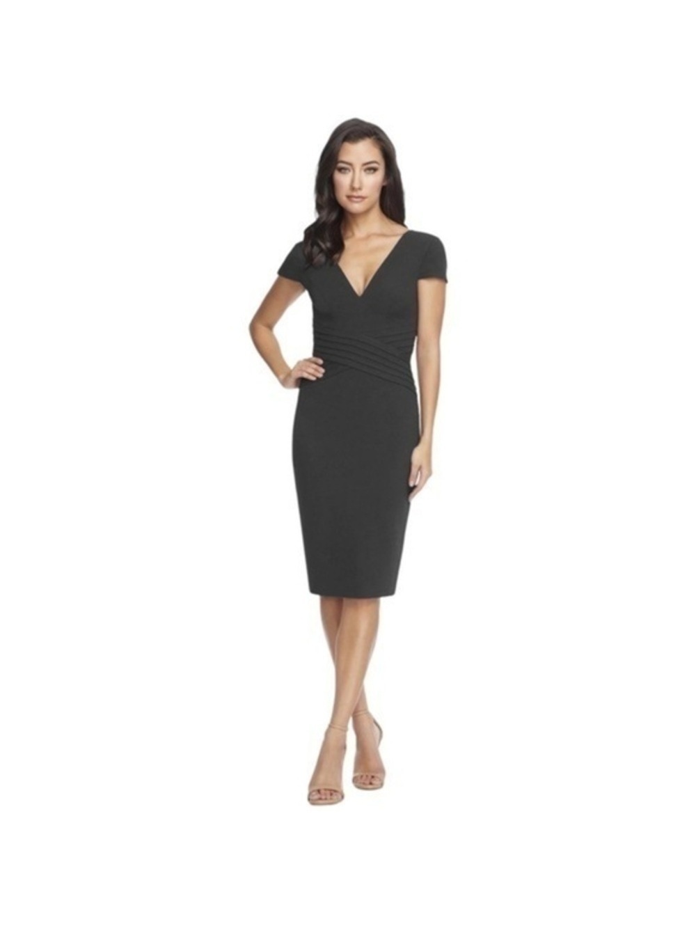 Small NWOT Dress The Population Black Dolores Dress - Picture 2 of 12